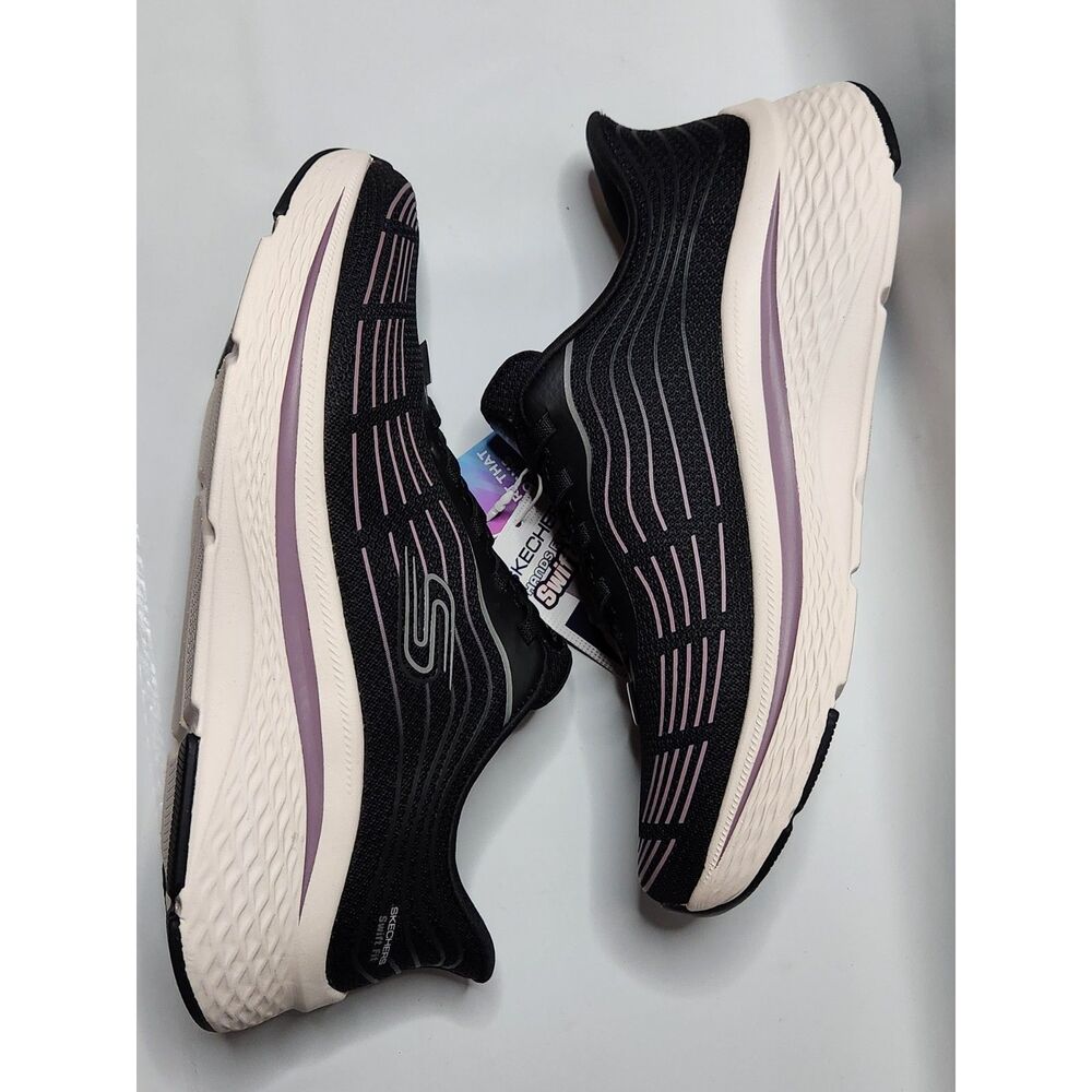SKECHERS Swift‑Fit Hands Free Sneakers Women's 10 Black Purple - Picture 8 of 12